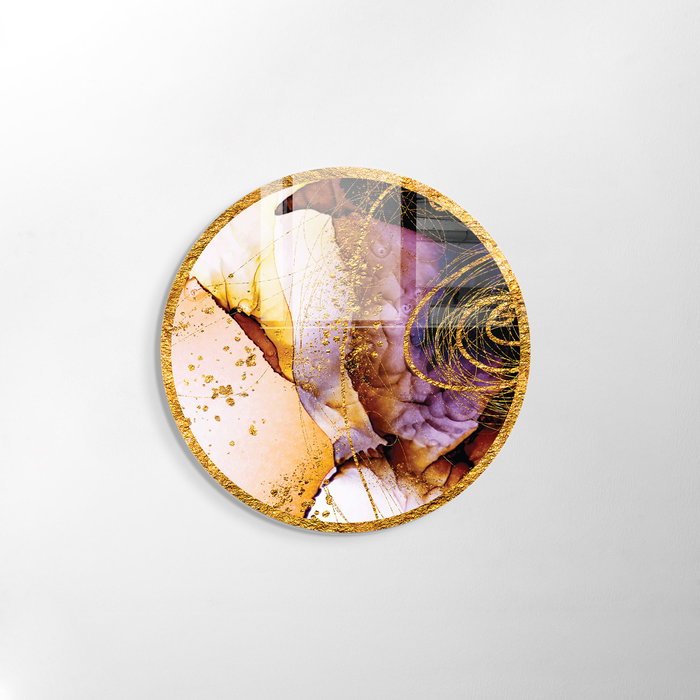 Wallity Cuadro Decorativo de Vidrio Templado Multicolor 60 cm